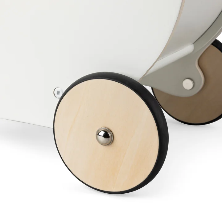 Sebra - houten poppenkinderwagen, classic white