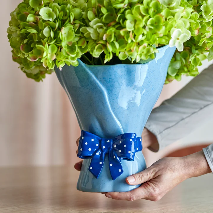 Bloomingville - Belivia Vaas, blauw