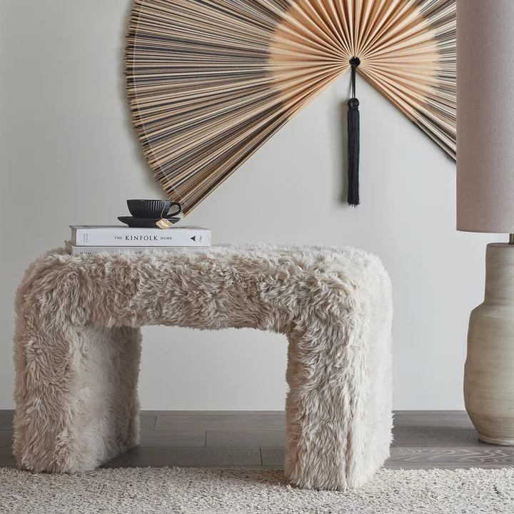Bloomingville - Bobbie Kruk, Fluffy, beige