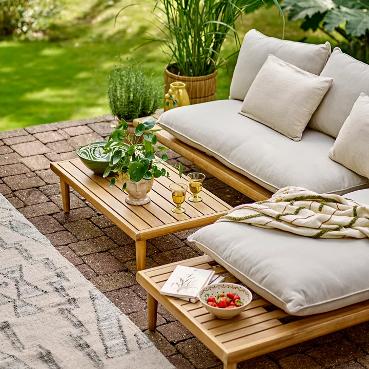 Bloomingville - Cesano Outdoor loungeset, natuur, acacia