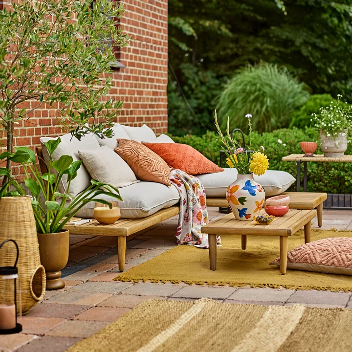 Bloomingville - Cesano Outdoor loungeset, natuur, acacia