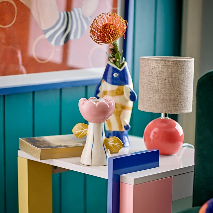 Bloomingville - Florita Votive & Kaarshouder, multi