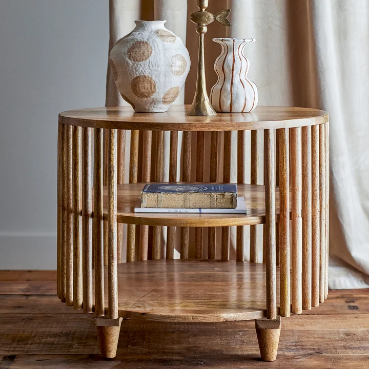Bloomingville - Sali Salontafel, Ø 60 cm, mango