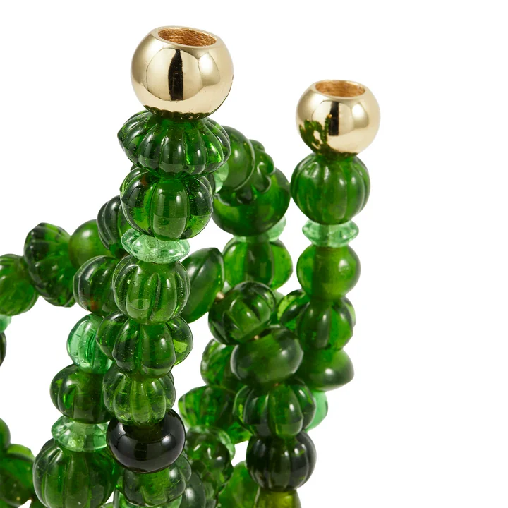 POLSPOTTEN - Beads Kaarshouder, donkergroen