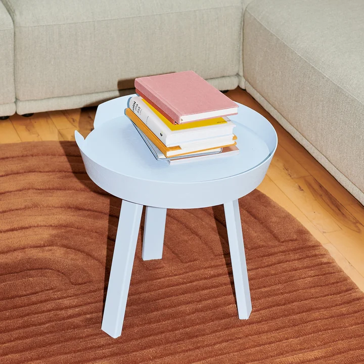 Muuto - Rond bijzettafeltje, Ø 45 cm, lichtblauw