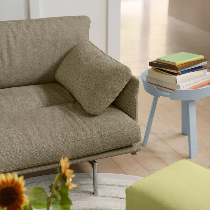 Muuto - Rond bijzettafeltje, Ø 45 cm, lichtblauw