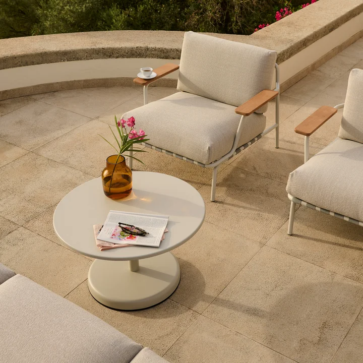 Muuto - Settle Loungestoel voor buiten, grijs