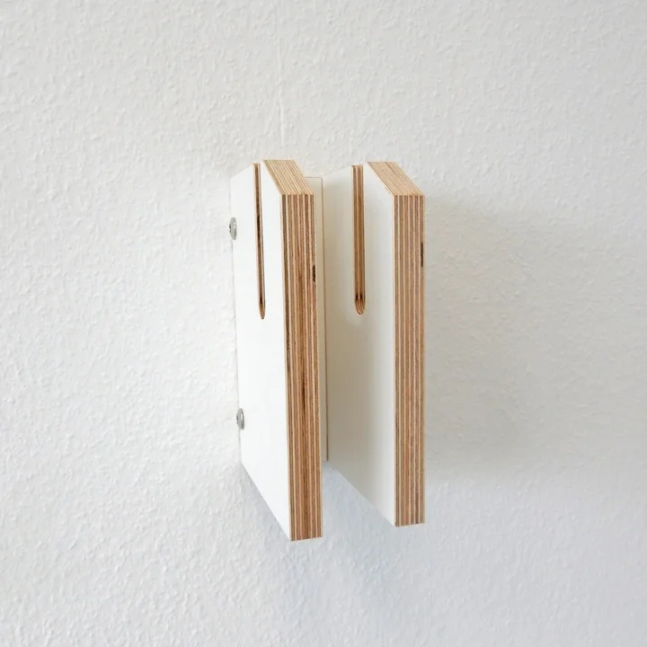 Tojo - lesestoff boekenplank, wit