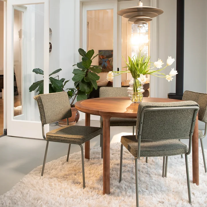 Zuiver - Storm Eettafel Ø 128 cm, walnoot