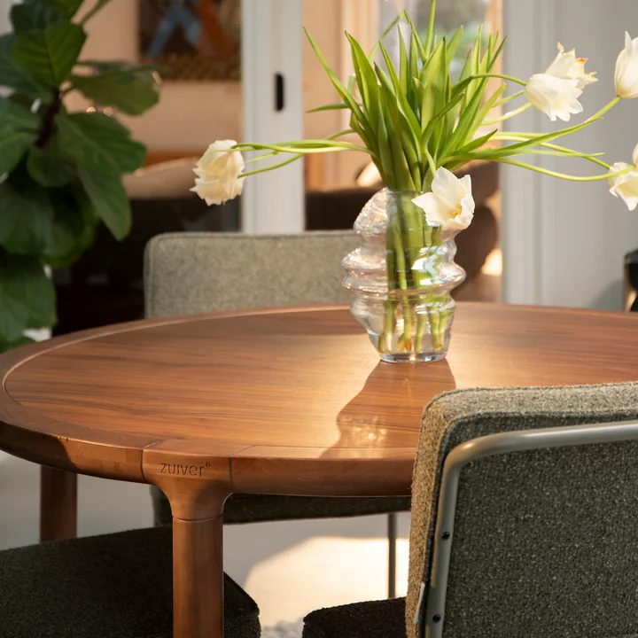 Zuiver - Storm Eettafel Ø 128 cm, walnoot