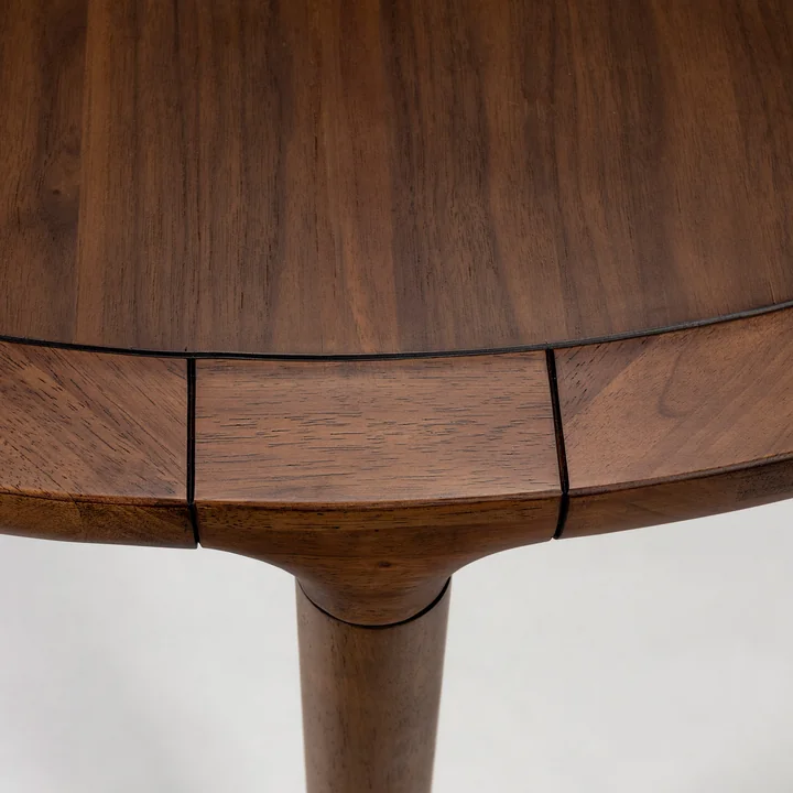 Zuiver - Storm Eettafel Ø 128 cm, walnoot