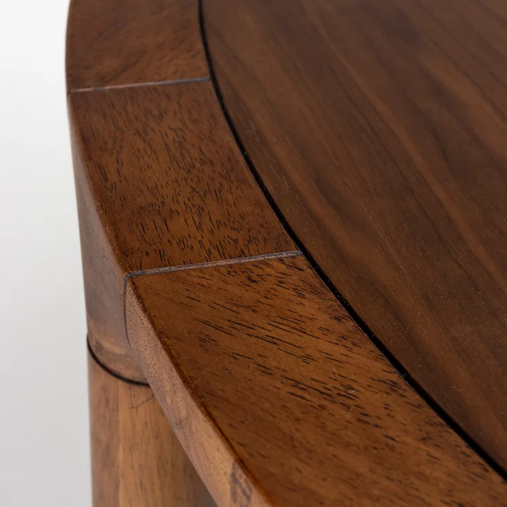 Zuiver - Storm Eettafel Ø 128 cm, walnoot