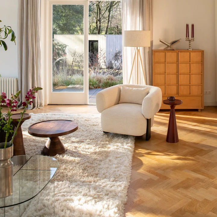 Zuiver - Floss Salontafel, walnoot
