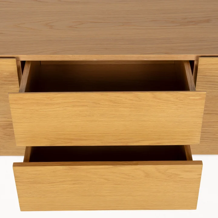 Zuiver - High On Wood Kast, eiken, 2 laden, 2 deuren