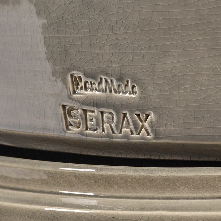 Serax - Geglazuurde schakerders van Serax Bloempot, L, grijs