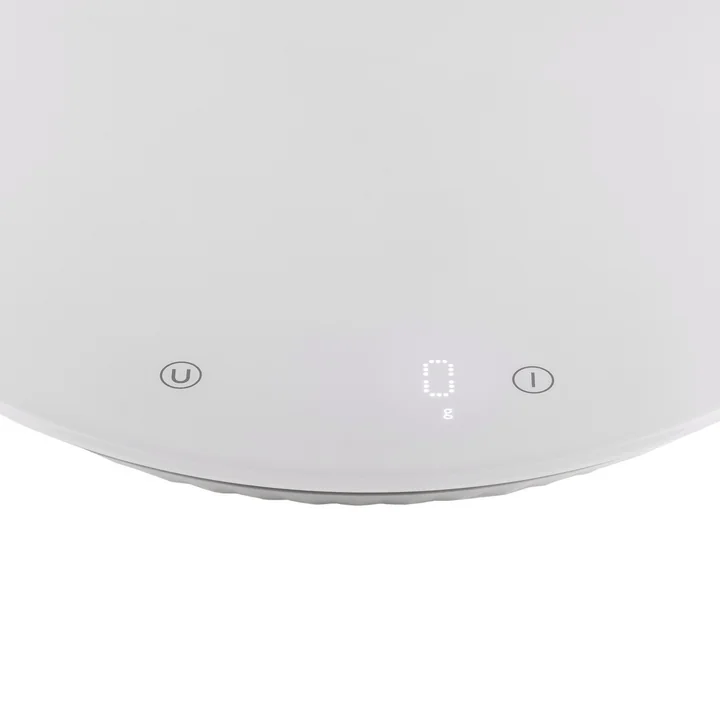 Alessi - Plissé digitale keukenweegschaal, wit