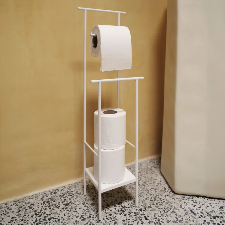 Ferm Living - Dora toiletrolhouder, wit