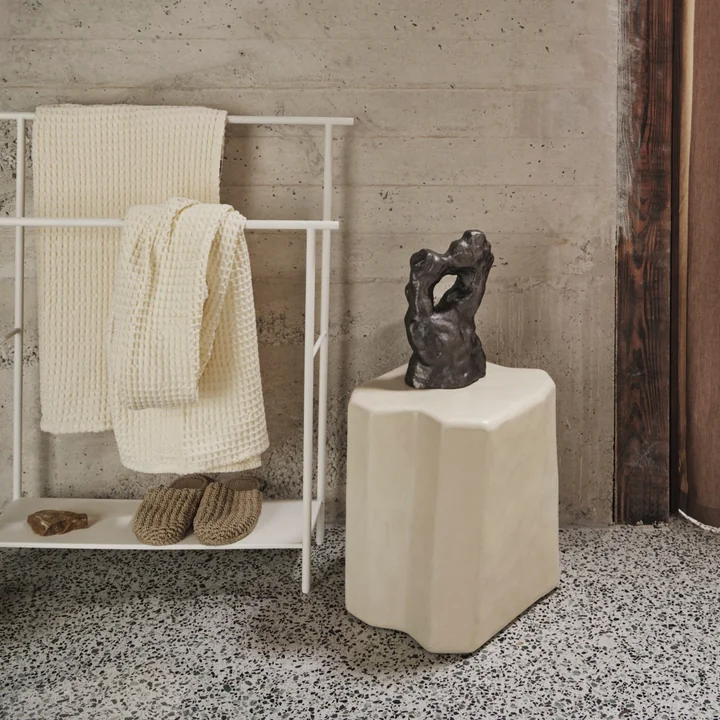 Ferm Living - Dora handdoekhouder, wit
