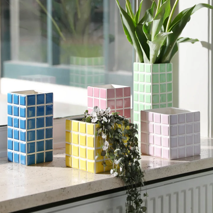 & klevering - Tile Vazen en bloempotten