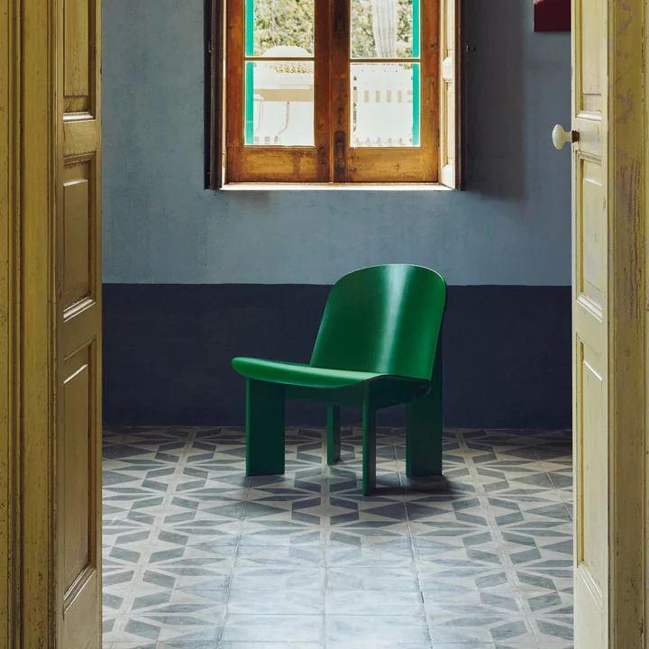 HAY - Chisel Lounge Chair, weelderig groen