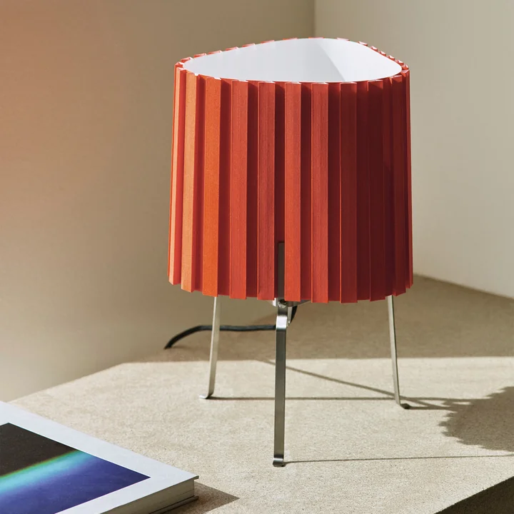 HAY - Canelé -tafellamp 370, tomatenrood