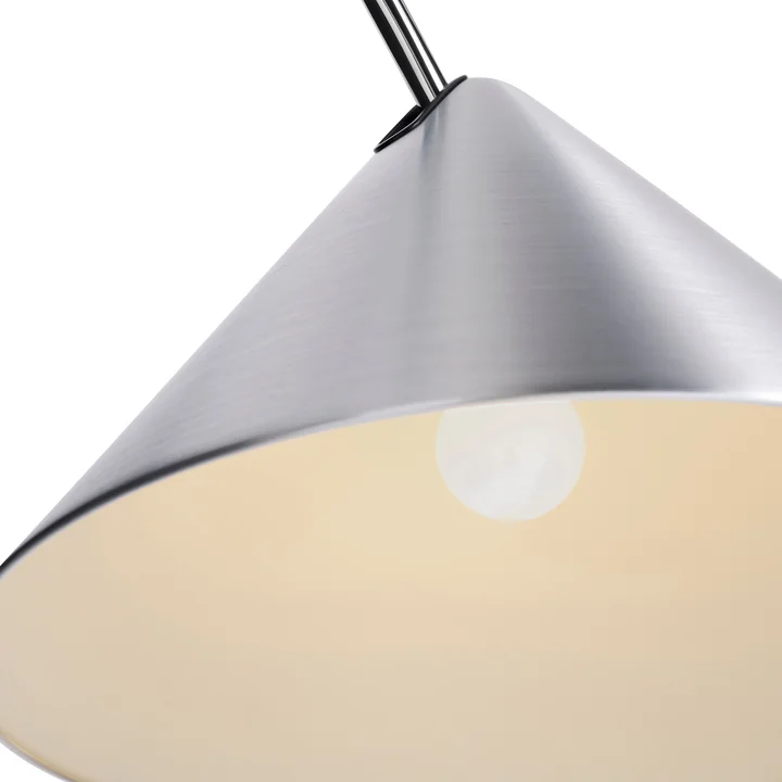 HAY - Compass -staande lamp, geborsteld aluminium