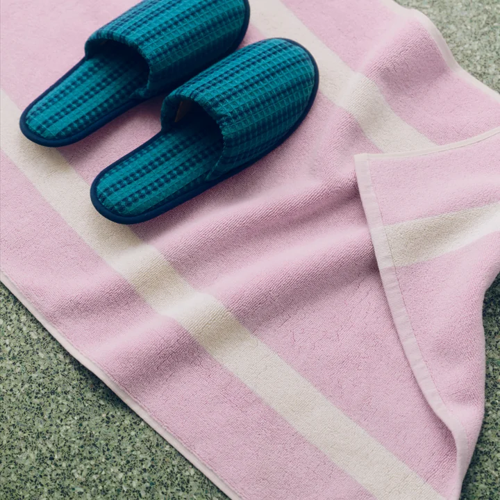HAY - Stripe badmat 50 x 80 cm, cool pink