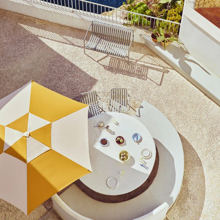 HAY - Terrazza parasols, achthoekig, Palissade fauteuil, Palissade bank