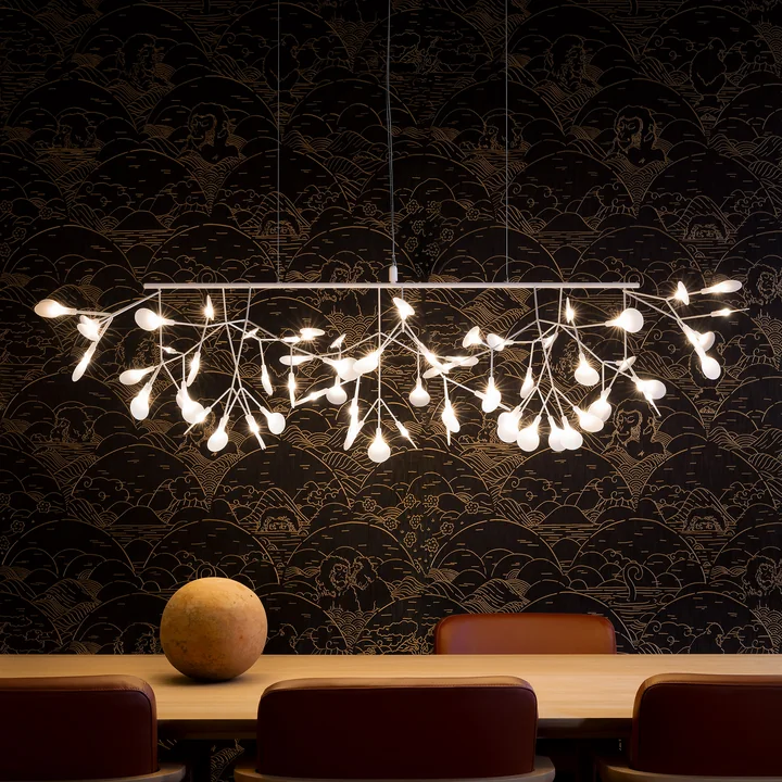Moooi - Heracleum III Linear hanglamp, wit