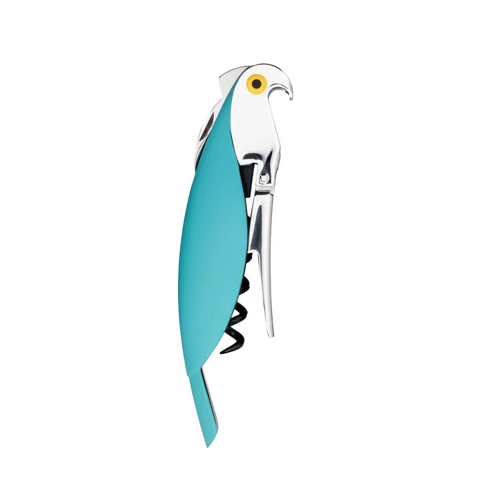 Alessi - kurkentrekker Parrot , blauw