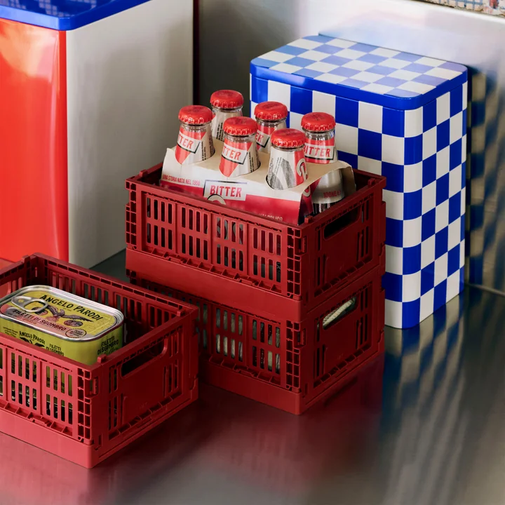HAY - Colour Crate -mand, bordeauxrood