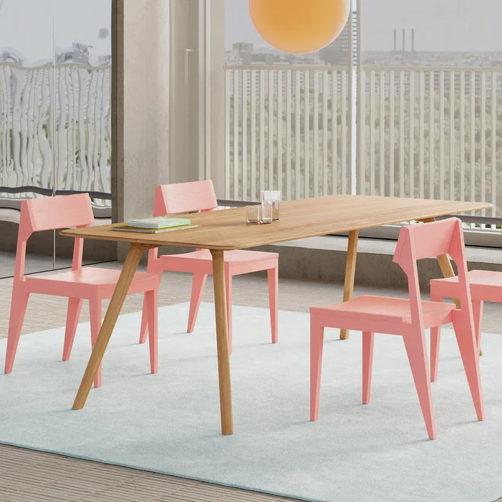 OUT Objekte unserer Tage - tafel, eikenhout Meyer