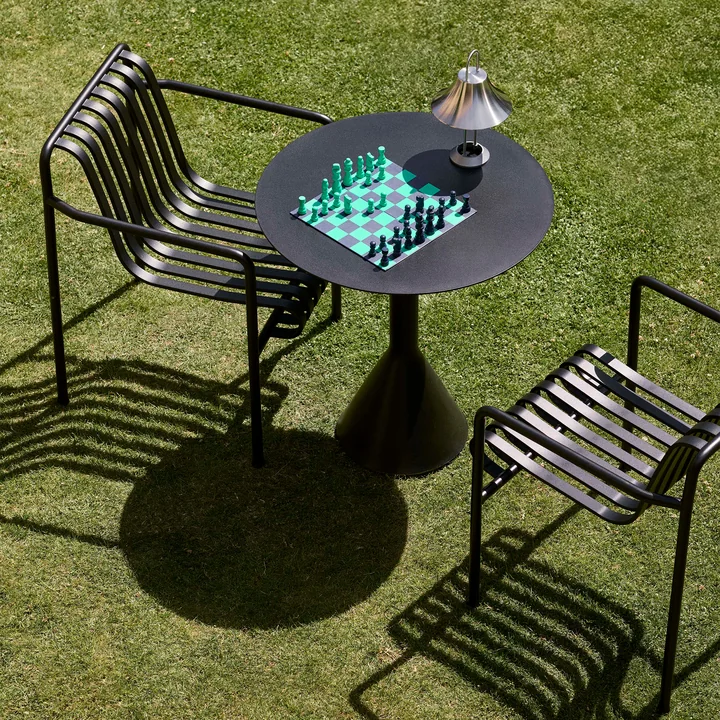 HAY - Palissade Cone Bistrotafel Ø 70 x H 74 cm, antraciet