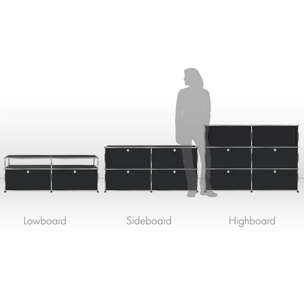 USM Haller - lowboard, dressoir of highboard