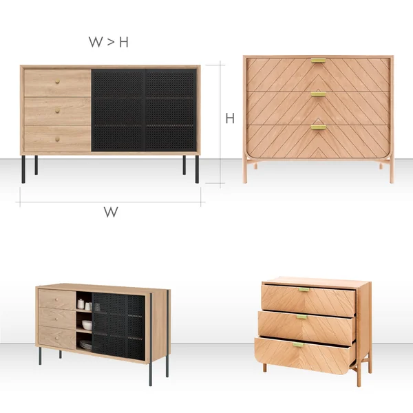 dressoir vs. commode