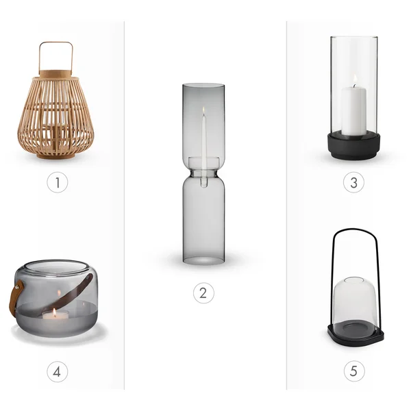 Lantaarns en hun materialen