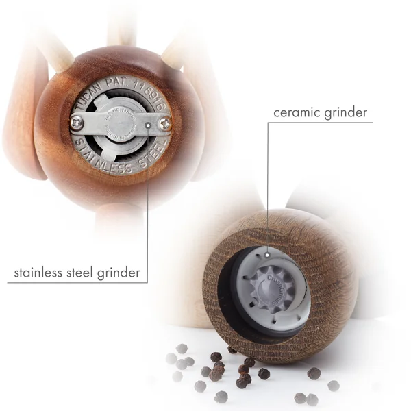 Peper- en zoutmolens: het maalmechanisme