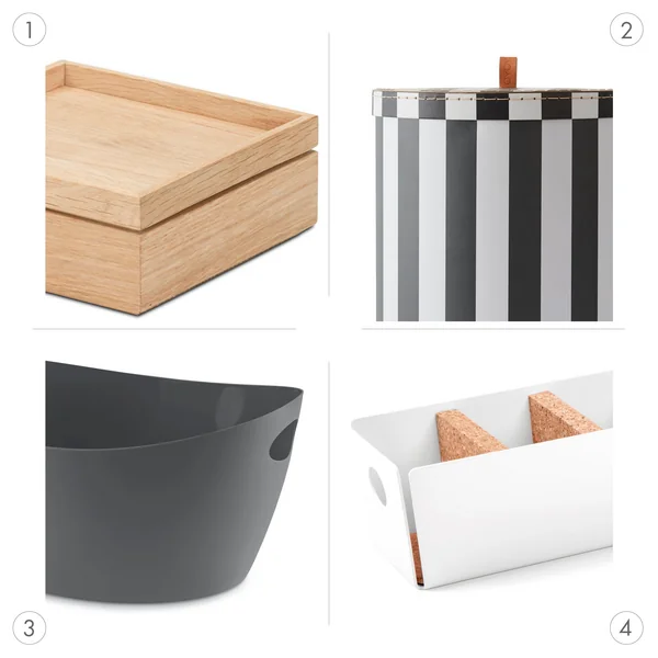Opbergdozen: het juiste materiaal