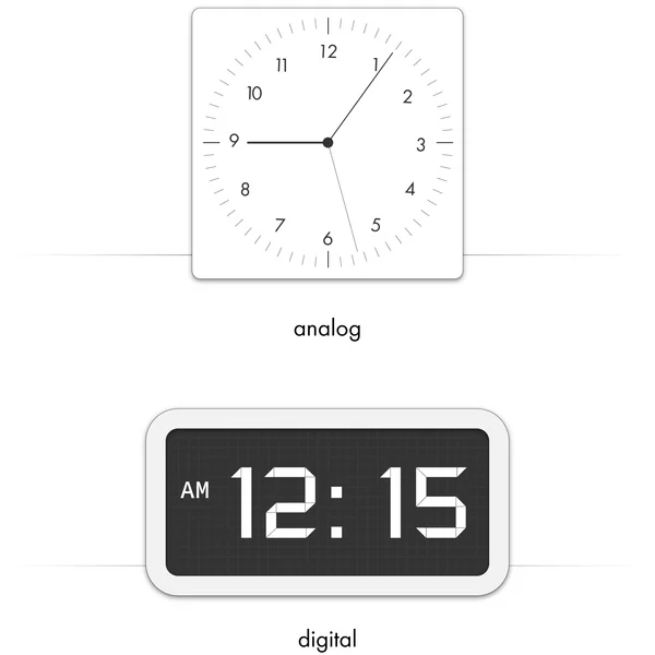 Tafelklokken: analoog of digitaal