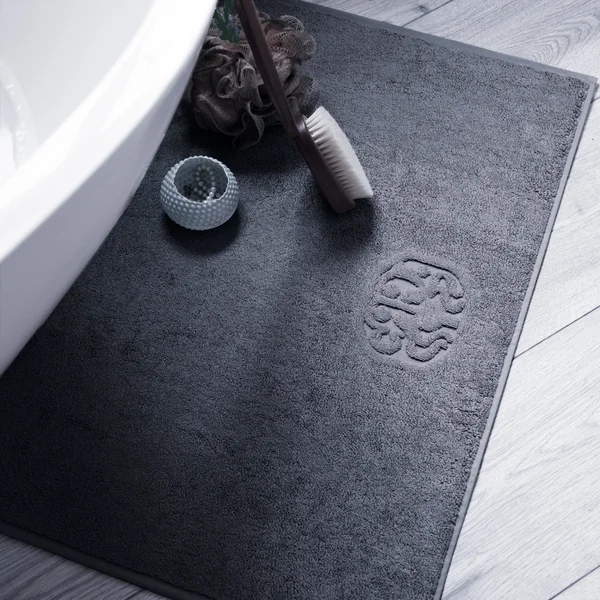 De Georg Jensen Damask - Damask Terry badmat in leisteen als douchemat