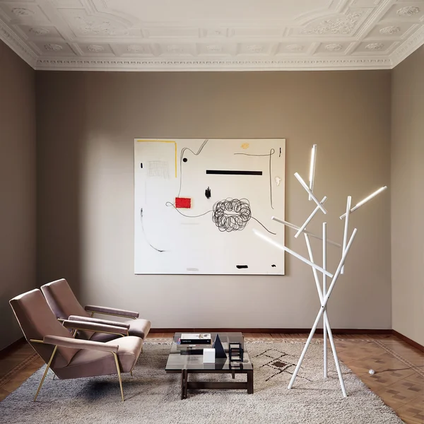 Foscarini - Tuareg vloerlamp LED, wit