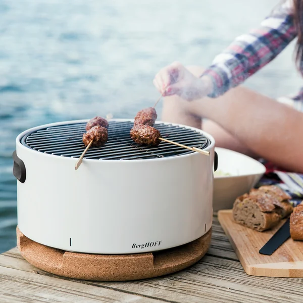 Leo tafelgrill van Berghoff in wit