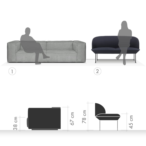 Sofa Graphic 4 - Zitten en ontspannen