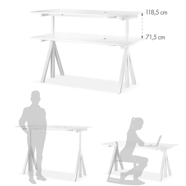 In hoogte verstelbaar bureau - voor een betere gezondheid
