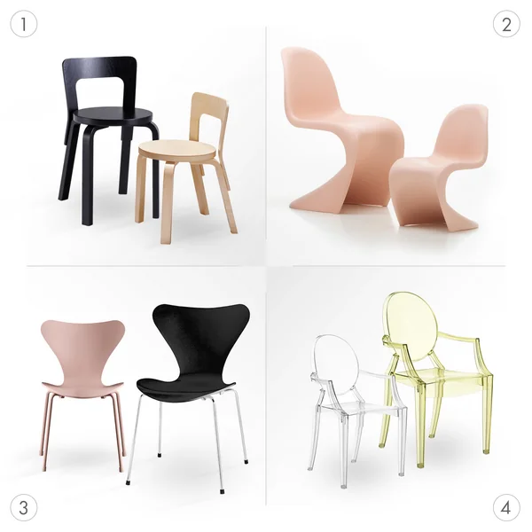 Design Kinderstoelen - Design Klassiekers in Klein