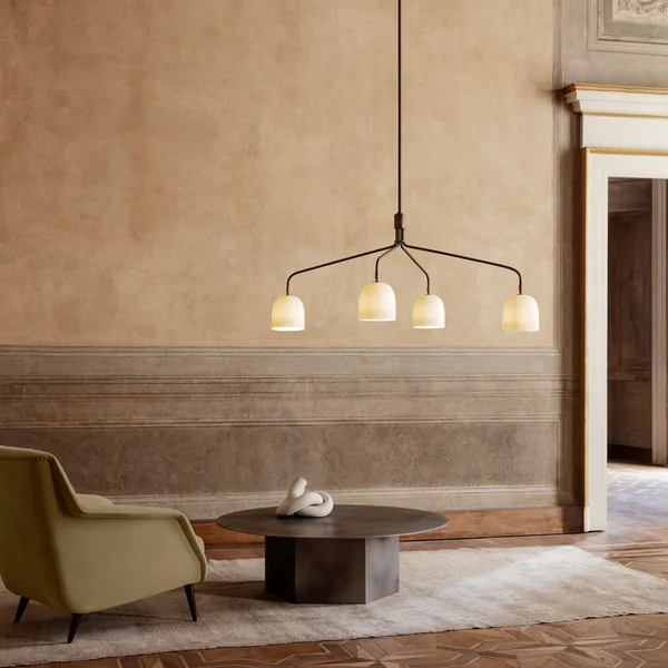 Howard kroonluchter in porselein