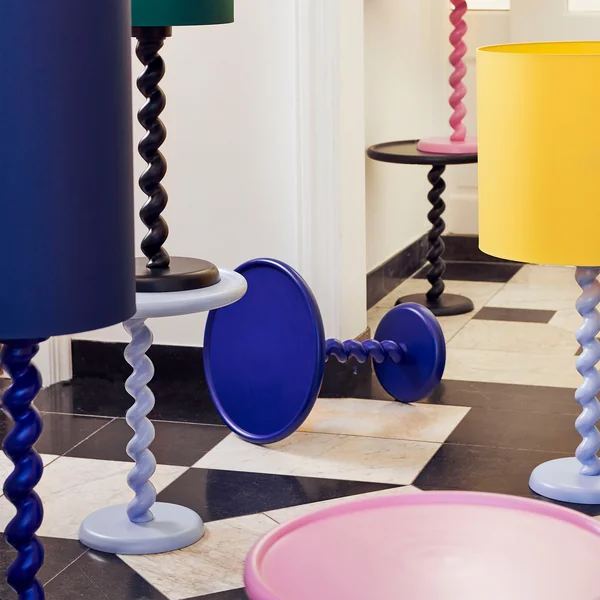 Pols Potten - Twister Bijzettafel, diepblauw