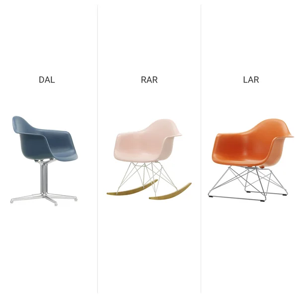 Vitra - Eames Fauteuil - DAL, RAR en LAR