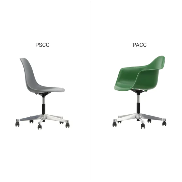 Vitra - Eames Plastic Stoelen - Homeoffice - PSCC, PACC